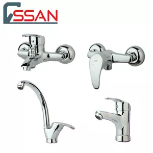ست شیرآلات راسان مدل درسا کروم