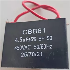 خازن کتابی 4 5 میکروفاراد (پس کرایه)