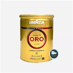 پودر قهوه قوطی لاوازا lavazza مدل کوالیتا اورو طلایی Qualita ORO 