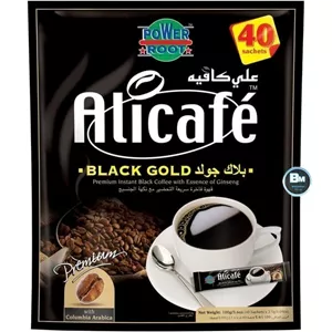 قهوه علی کافه بلک گلد جینیسنگ دار بسته 40 عددی 