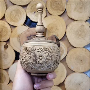 منبت، قندان چوبی منبت 