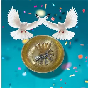 کاسه چهل کلید،پیاله چهل کلید،چهل تاس،جام چهل کلید برنجی