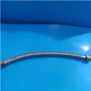 شلنگ 50 سانتی یک  دوم یکسر مهره  نیک