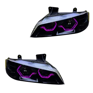 چراغ جلو خودرو گروه پژوهش صنعت مدرن مدل 3D-I8-Purp مناسب برای پژو پارس بسته دو عددی