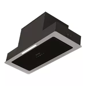 هود اسنوا مدل SCH7-1102G موتور فلزی با فریم استیل شیشه مشکی 