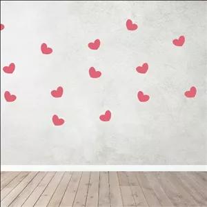 استیکر مدل قلب های فانتزی مجموعه 32 عددی XTG 