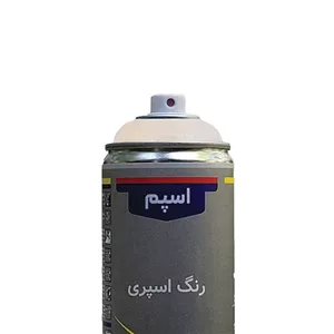 اسپری رنگ سفید براق اسپم مدل glossy white حجم 300 میلی لیتر