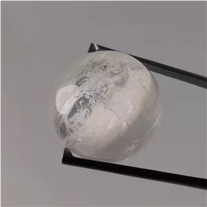 گوی سنگ رز کوارتز کریستالی معدنی و طبیعی برزیل
