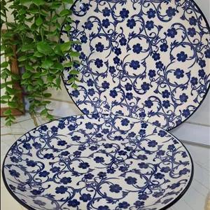 بشقاب تخت دنی هوم گل آبی