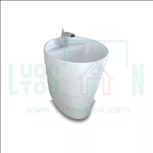 روشویی نیم پایه چینی بهداشتی گلسار مدل وینر