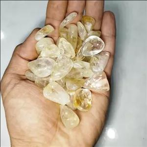 سیترین برزیلی شفاف تراش نخورده با کیفیت و فرکانس عالی و کمترین قیمت(1عدد،9گرمی)