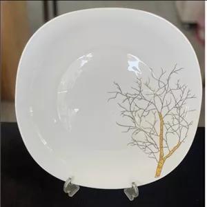 دیس چهار گوش مقصود درخت طلا لب طلا 