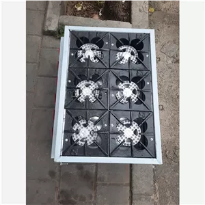 فر کته پز شش شعله رومیزی املت نیمرو پز صنعتی (پس کرایه)