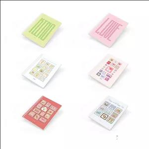 دفتر60برگ دوخط وزیری سیمی مجلد آبرنگ کدA042