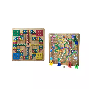 منچ پل 4 نفره دراگون چوبی - بسته 12 عددی