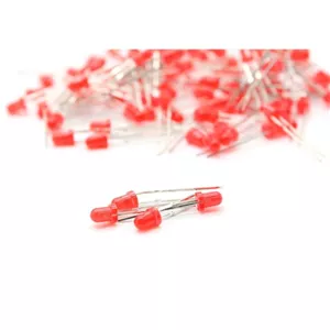 LED قرمز مات 3mm