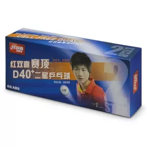 توپ پینگ پنگ دبل هپینس 2 ستاره ABS D40 بسته 10 عددی MGHمدل 1