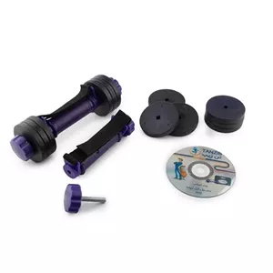 دمبل بدنسازی ایروبیک بانوان تن زیب متغیر 90134 جفتی 2 کیلویی مدل 1