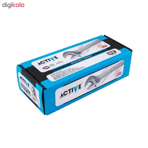 آچار فرانسه اکتیو تولز مدل AC6508 سایز 8 اینچ S4R