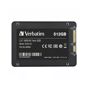 اس اس دی اینترنال SATA III ورباتیم مدل VI550 S3 ظرفیت 512 گیگابایت
