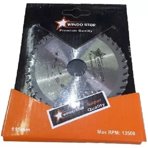 تیغ چوب‌بری ویندو استار WINDO STAR سایز 115 میلی‌متر