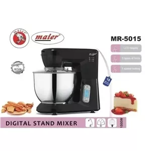 همزن کاسه دار حرفه ای دیجیتال  مایر مدل MR-5015 با ضمانت اصالت ( پس کرایه )