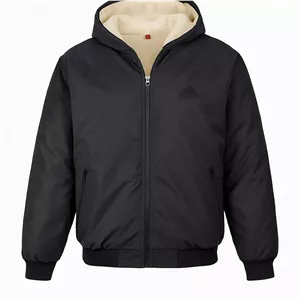 کاپشن مردانه مشکی داخل تمام خز مدل adidas