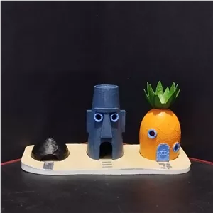 خانه باب اسفنجی و پاتریک و اختاپوس 15.20.25.30 سانتی مدل bikini bottom 