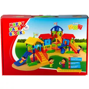 بازی آموزشی 58 تکه تک توی مدل Happy Park Blocks P34