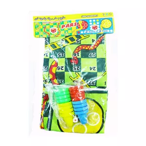 بازی منچ و مار و پله پارس مدل پارچه ای بزرگ M55