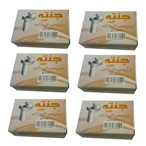 پودر لوله بازکن جنته مدل A1Z وزن 80 گرم مجموعه 6 عددی Eex