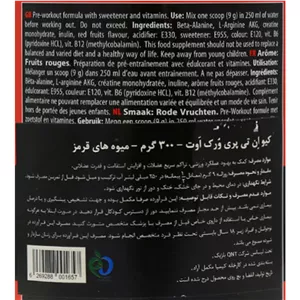 پودر پمپ پری ورک اوت کیو ان تی - 300 گرم