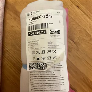 پتو مسافرتی یک نفره ایکیا مدل KLIBBKORSORT سایز 160x120 سانتیمتر 9rg