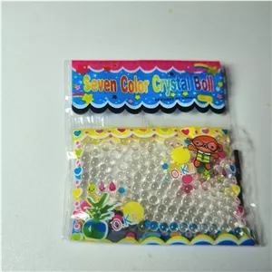 خاک ژله ای مدل کریستالی شفاف وزن 3 گرم بسته 4 عددی UZ7