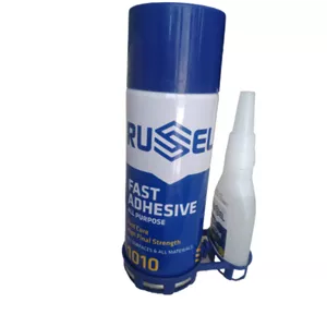 چسب 123 راسل مدل 110 حجم 400 میلی لیتر مجموعه 5 عددی W96