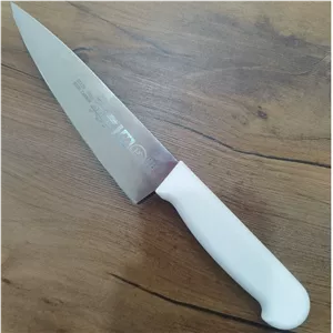 چاقو آشپزخانه اکبری دسته سفید کد 87B بسته 1 عددی