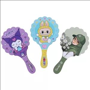 آینه دستی چوبی طرح فانتزی رویال مدل Royal MDF Fantasy Hand Mirror