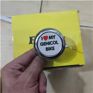 زنگ تمام استیل عروسکی دوچرخه 