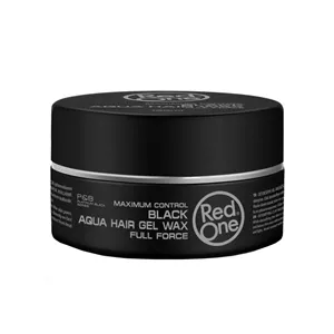 ژل واکس مو فوق قوی با پایه آب ردوان سری Aqua مدل BLACK (مشکی) با رایحه مرکبات حجم 150 میل