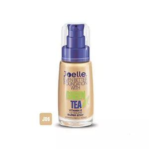 کرم پودر شیشه ای جویل مدل GREEN TEA شماره J06 رنگ NATURAL BEIGE حجم 30 میل