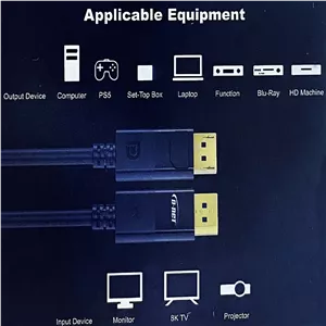 کابل تبدیل DisplayPort دی نت مدل DT4O58K طول 1.5 متر WSN