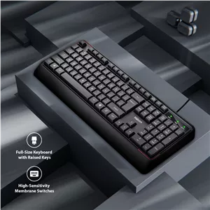 کیبورد هترون مدل HK180 M7K