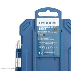 مجموعه 43 عددی پیچ گوشتی و سری پیچ گوشتی هیوندای مدل HC43B