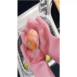 دستکش نظافت مدل اسکاچ دار rf148 H4X