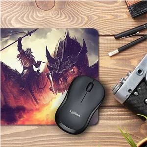 ماوس پد طرح dragon rider کد 3697 ZUC