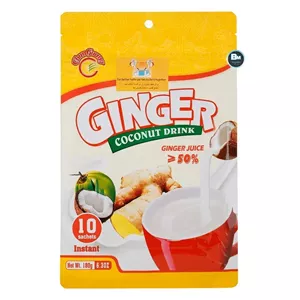 نوشیدنی فوری نارگیل زنجبیلی Ginger Juice coconut 10 sachet
