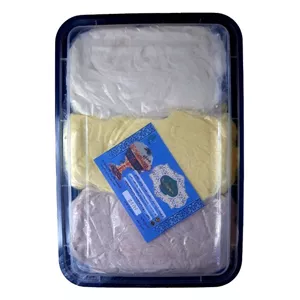 پشمک سه طعم نیشکر سفید (600 گرم)