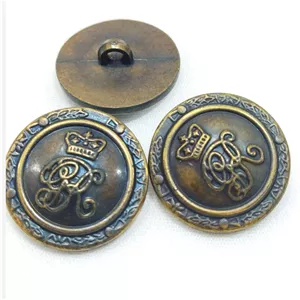 دکمه برنزی پایه دار 2.5 سانت بسته 50عددی دکمه عمده 