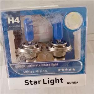 یک جفت لامپ هالوژن برند استار لایت سه خار آبی