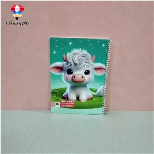دفتر سیمی 50 برگ نقاشی اسپادانا 